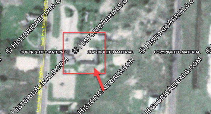 Ludington Motel - 1981 Aerial (newer photo)